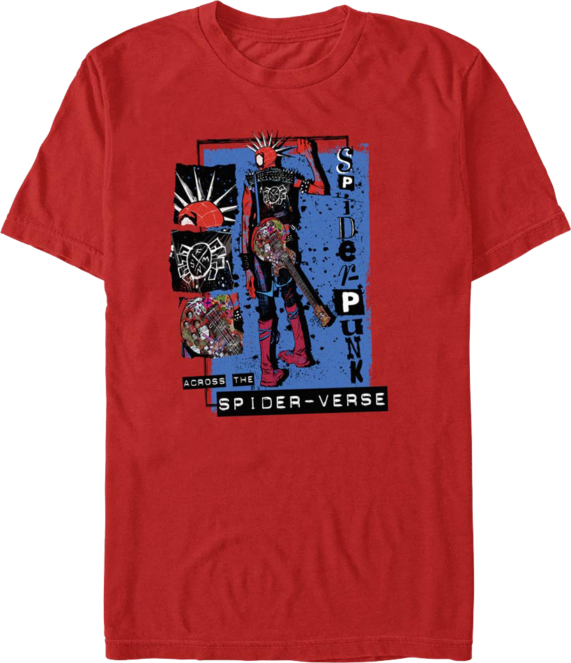 Spider-Punk Across The Spider-Verse Marvel Comics T-Shirt product image 1