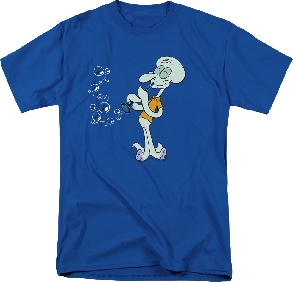 Squidward's Clarinet SpongeBob SquarePants T-Shirt product image 1