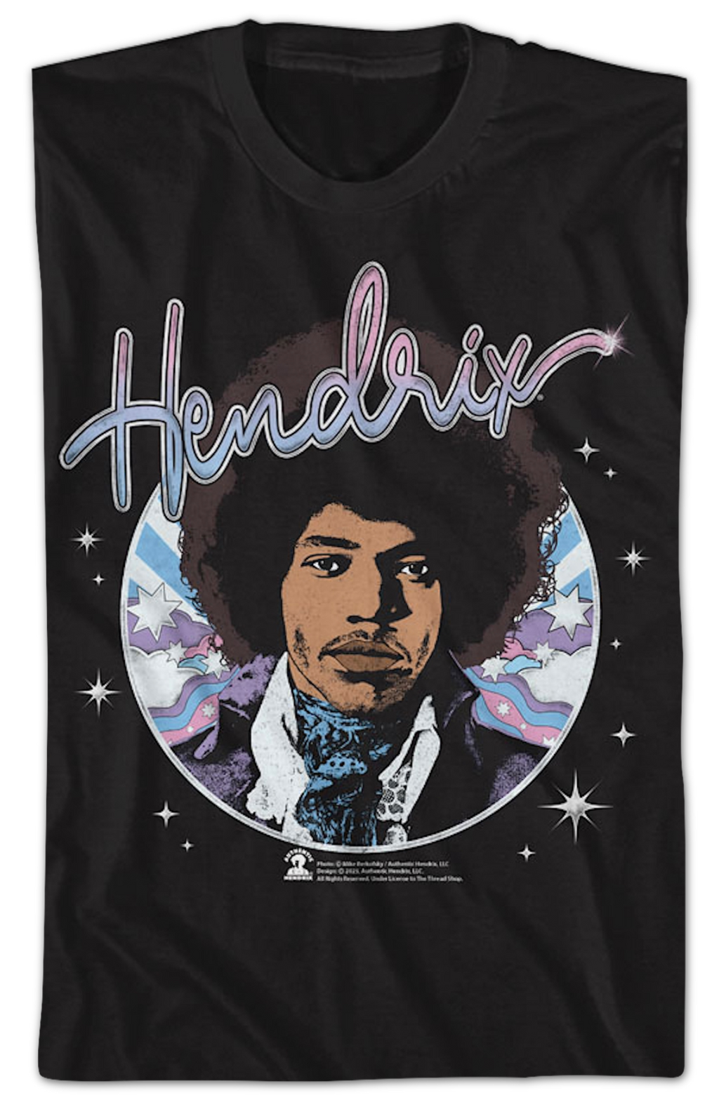 Starry Circle Jimi Hendrix T-Shirt product image 2
