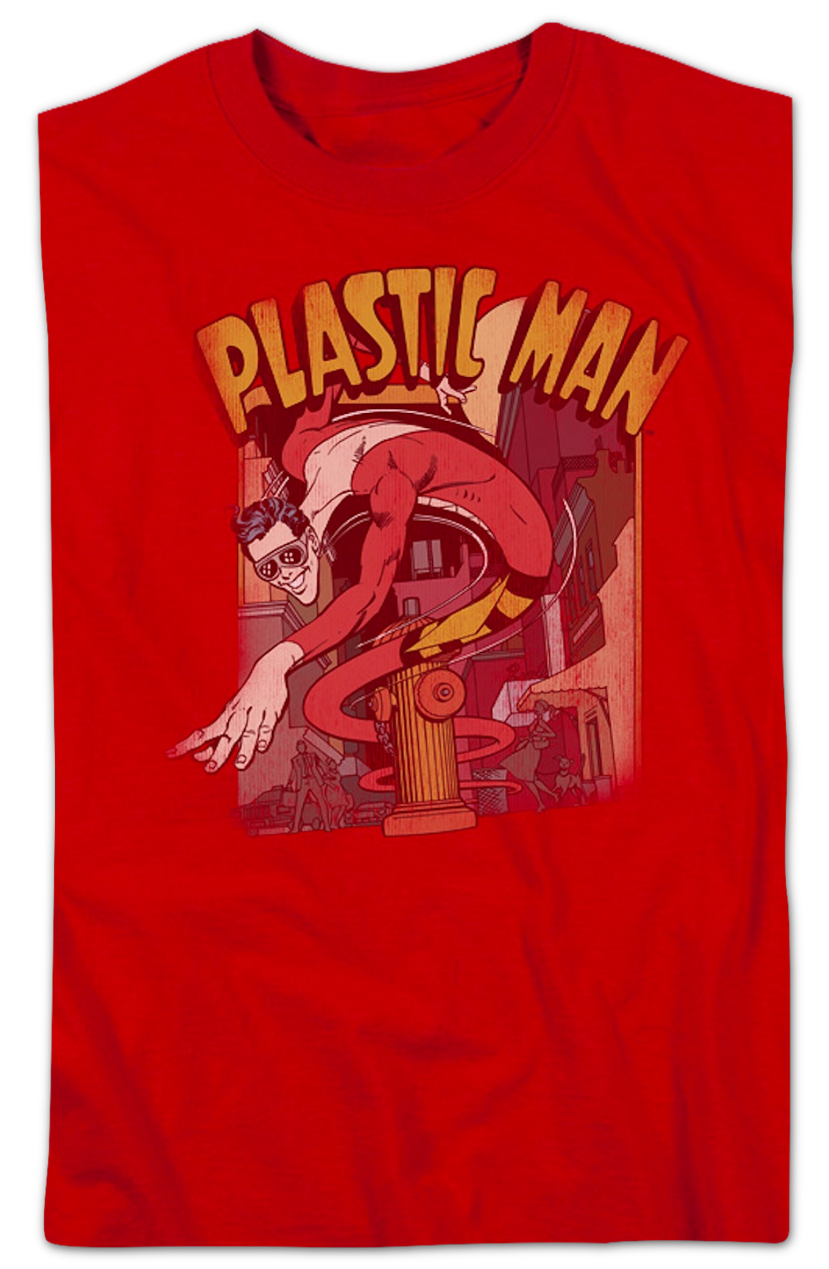 Stretchable Plastic Man DC Comics T-Shirt product image 2