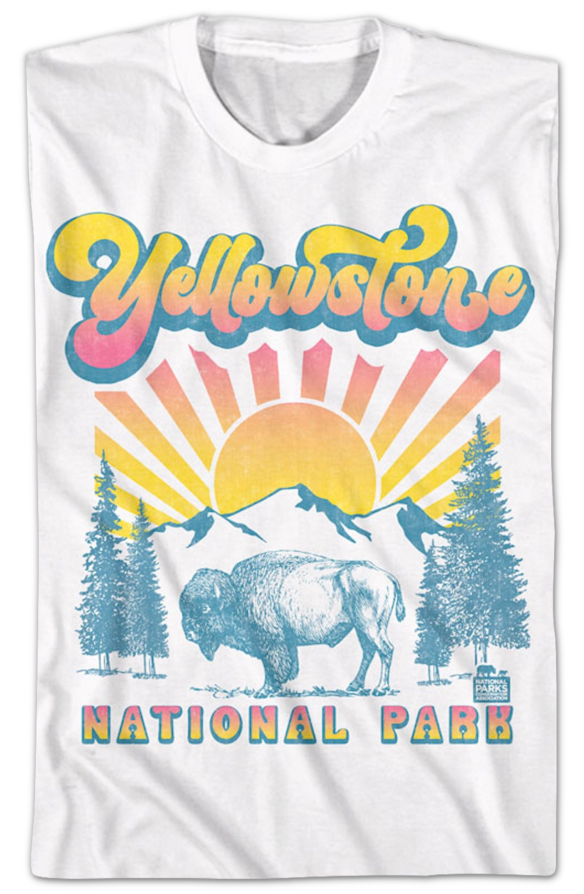 Sunset Yellowstone National Park T-Shirt product image 2
