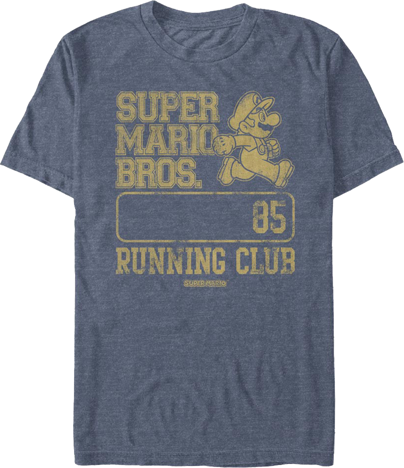 Super Mario Bros. Running Club Nintendo T-Shirt product image 1