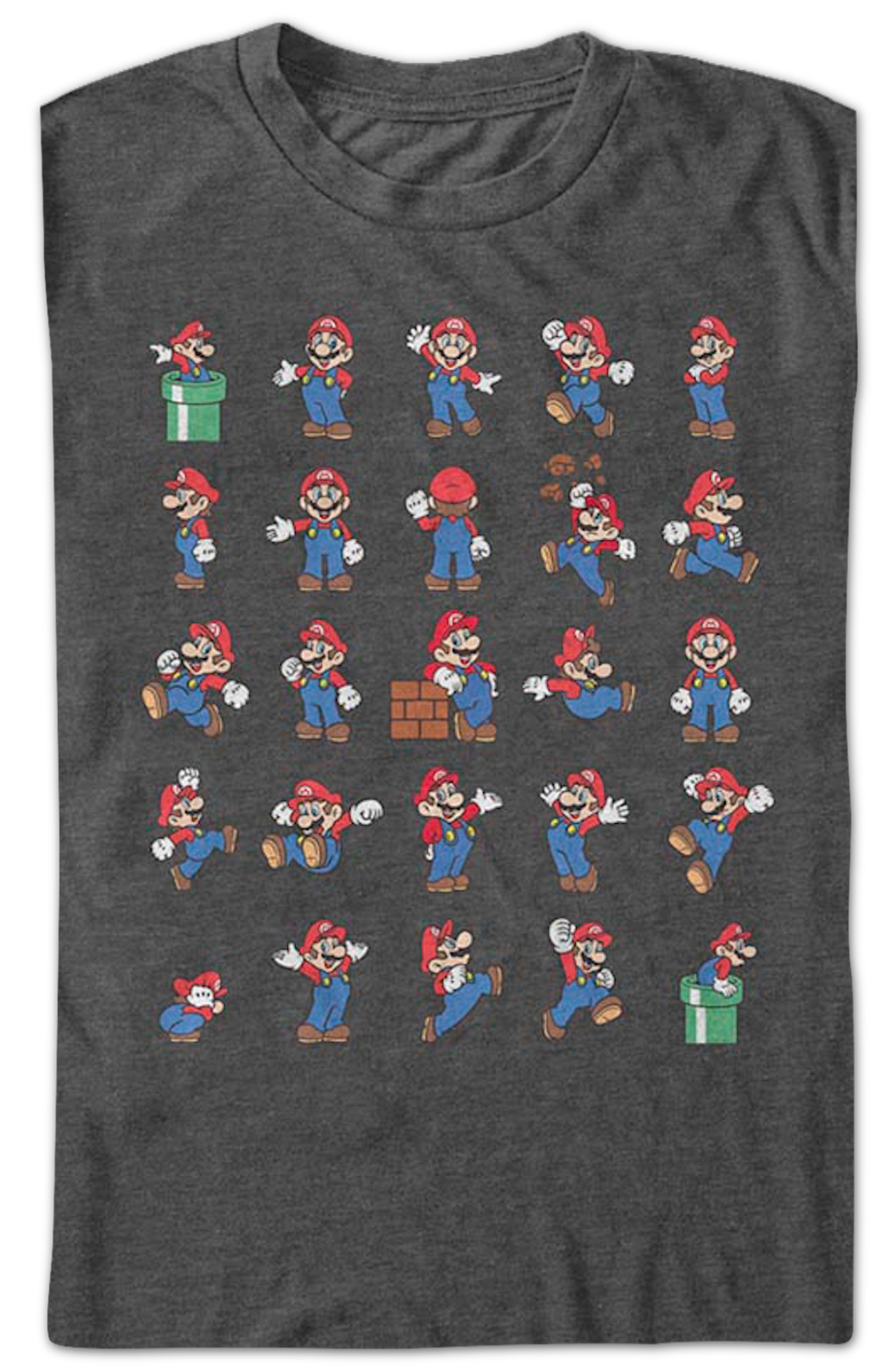 Super Mario Poses Nintendo T-Shirt product image 2
