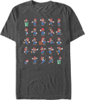 Super Mario Poses Nintendo T-Shirt product image 1