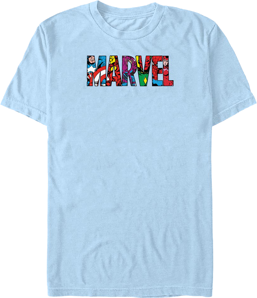 Superheroes Logo Marvel Comics T-Shirt product image 1