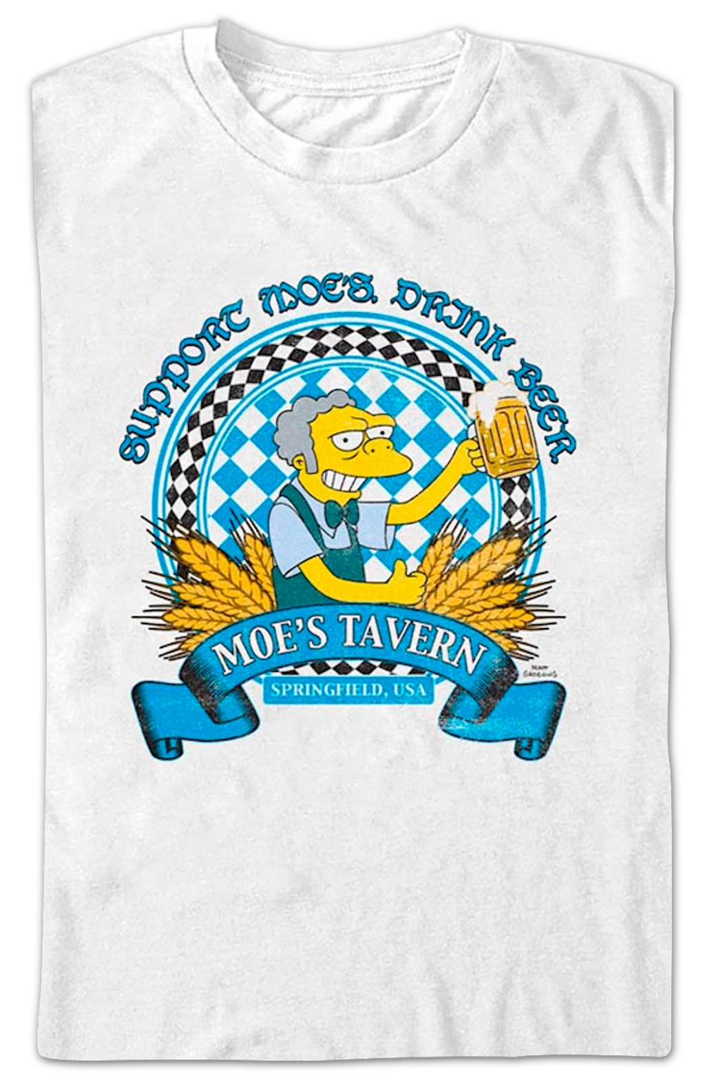 Support Moe's Tavern The Simpsons T-Shirt product image 2