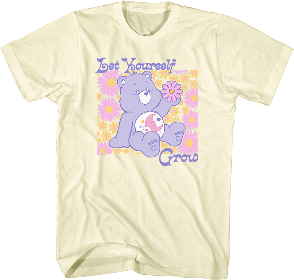 Sweet Dreams Bear Let Yourself Grow Care Bears T-Shirt product image 1