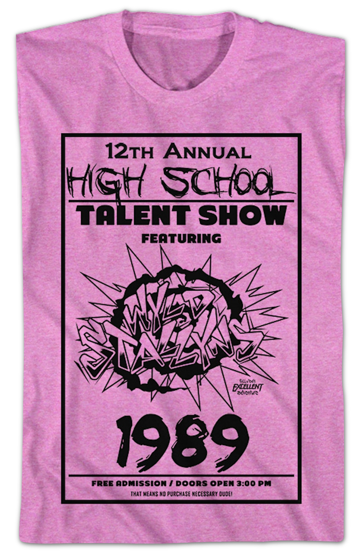 Talent Show Bill and Ted's Excellent Adventure T-Shirt product image 2