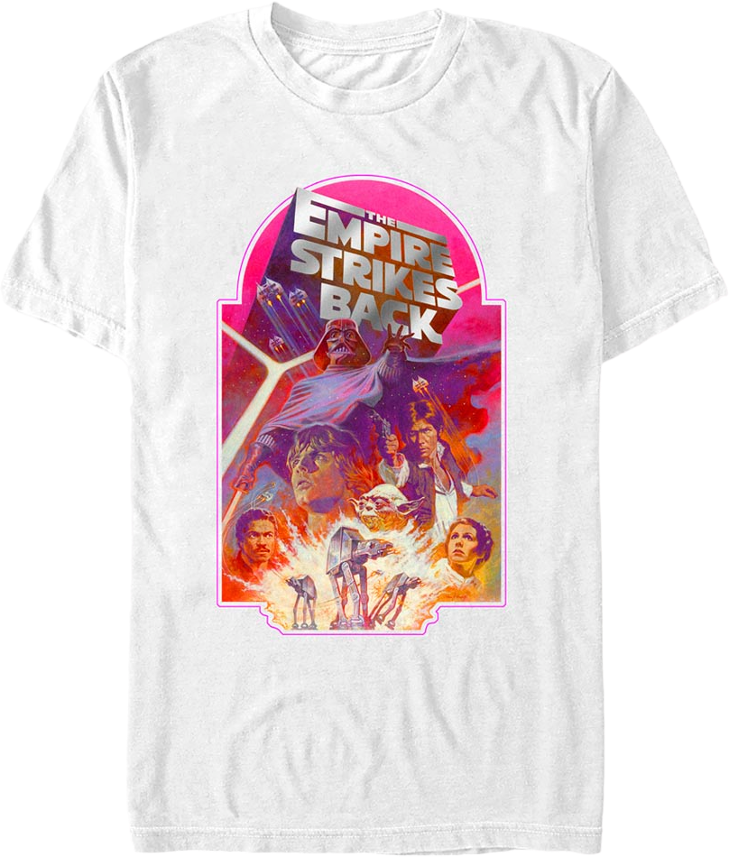 The Empire Strikes Back Vintage Poster Star Wars T-Shirt