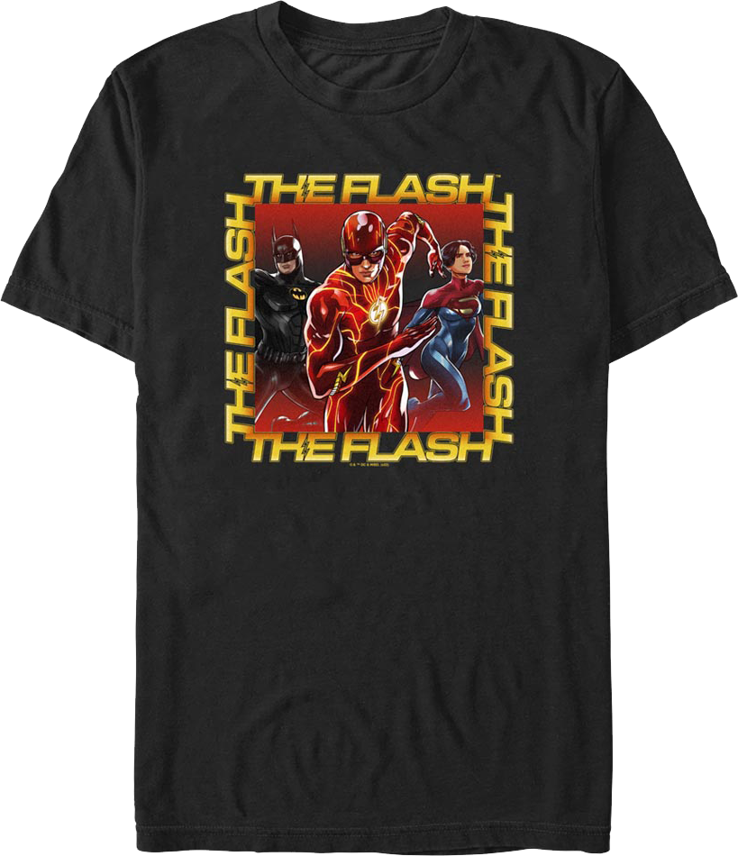 The Flash Hero Group Photo DC Comics T-Shirt product image 1