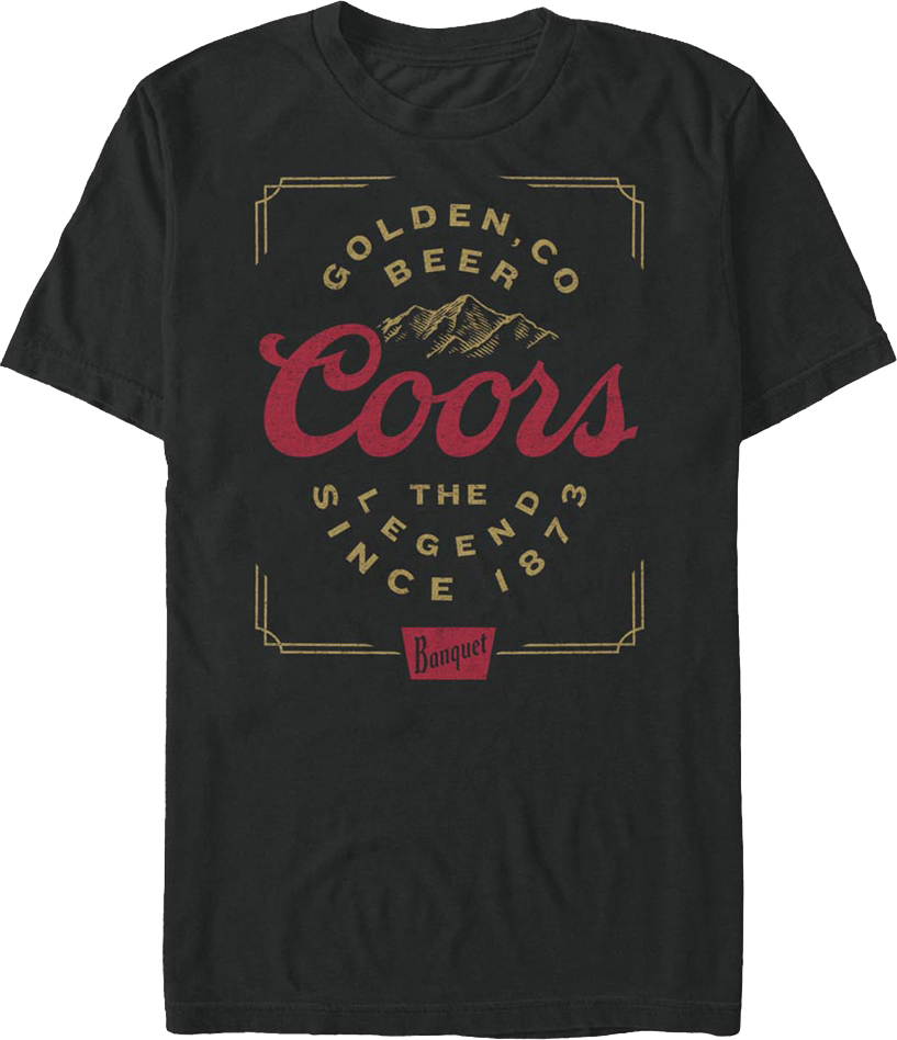 The Legend Since 1873 Coors T-Shirt product image 1