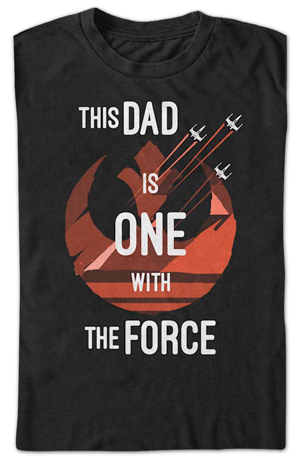 This Dad Is One With The Force Star Wars T-Shirt product image 2