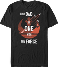 This Dad Is One With The Force Star Wars T-Shirt product image 1