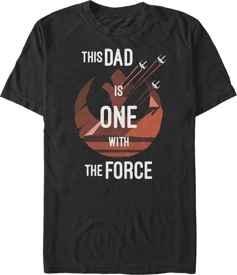 This Dad Is One With The Force Star Wars T-Shirt product image 1