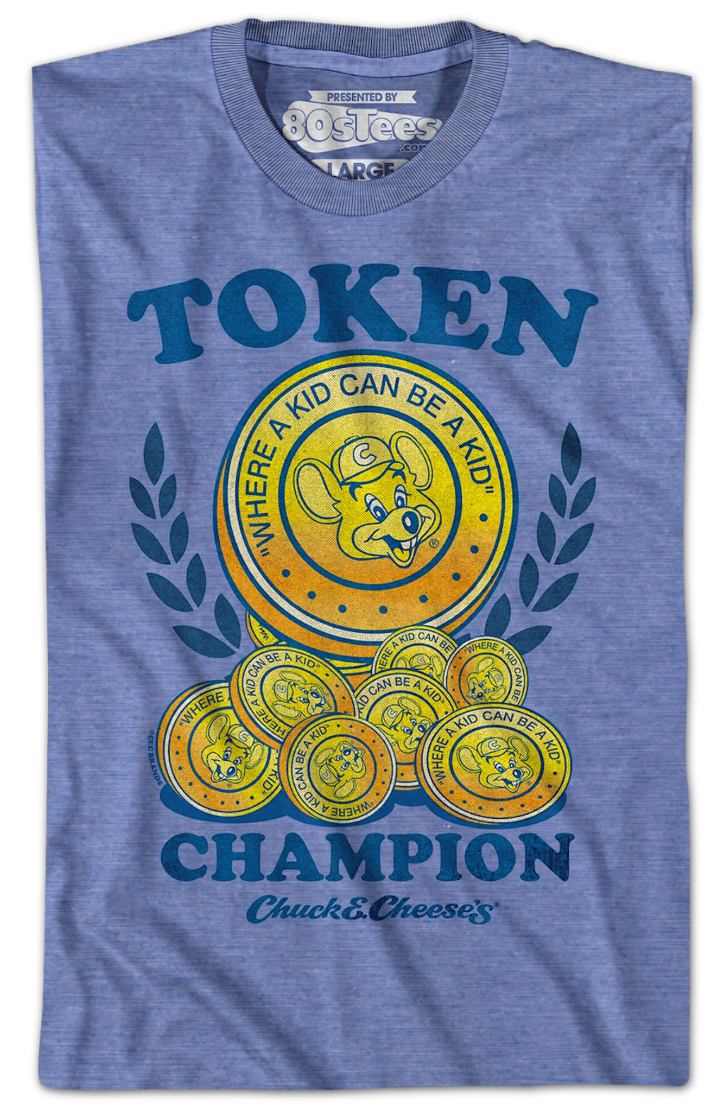 Token Champ Chuck E. Cheese T-Shirt product image 2