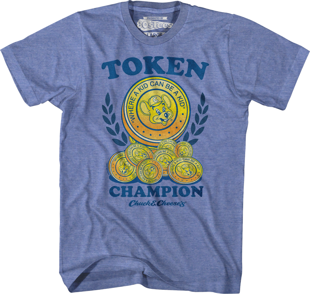 Token Champ Chuck E. Cheese T-Shirt product image 1