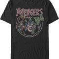 Vintage Avengers Collage Marvel Comics T-Shirt product image 1