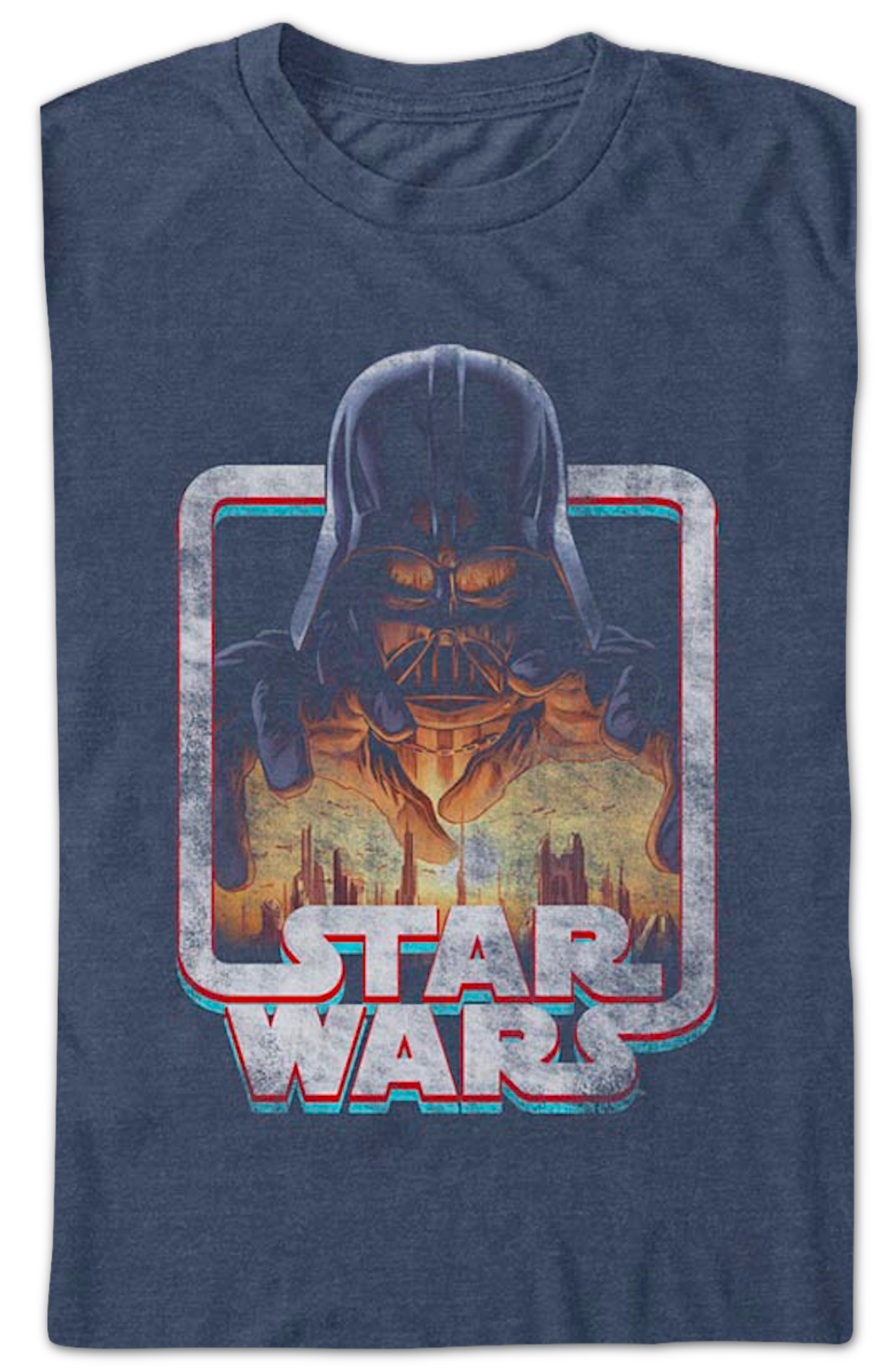 Vintage Darth Vader Frame Star Wars T-Shirt product image 2