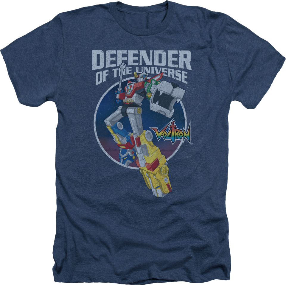 Vintage Defender of the Universe Voltron T-Shirt product image 1