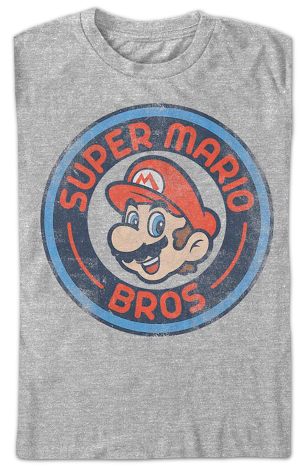 Vintage Face In Circle Super Mario Bros. T-Shirt product image 2