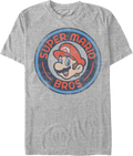 Vintage Face In Circle Super Mario Bros. T-Shirt product image 1