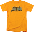 Vintage Gold Batman Logo DC Comics T-Shirt product image 1