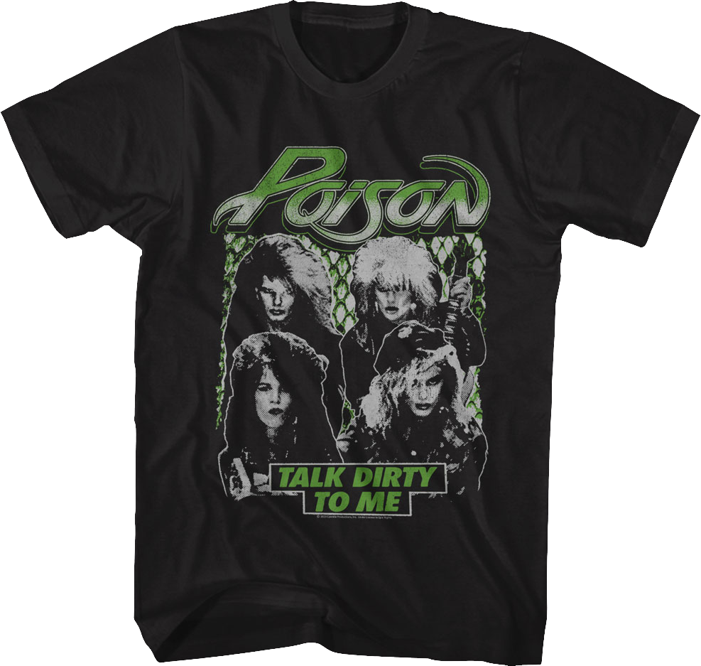 Vintage Photo Talk Dirty To Me Poison T-Shirt product image 1