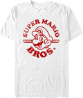 White Super Mario Bros. Distressed Since 1985 Nintendo product image 1