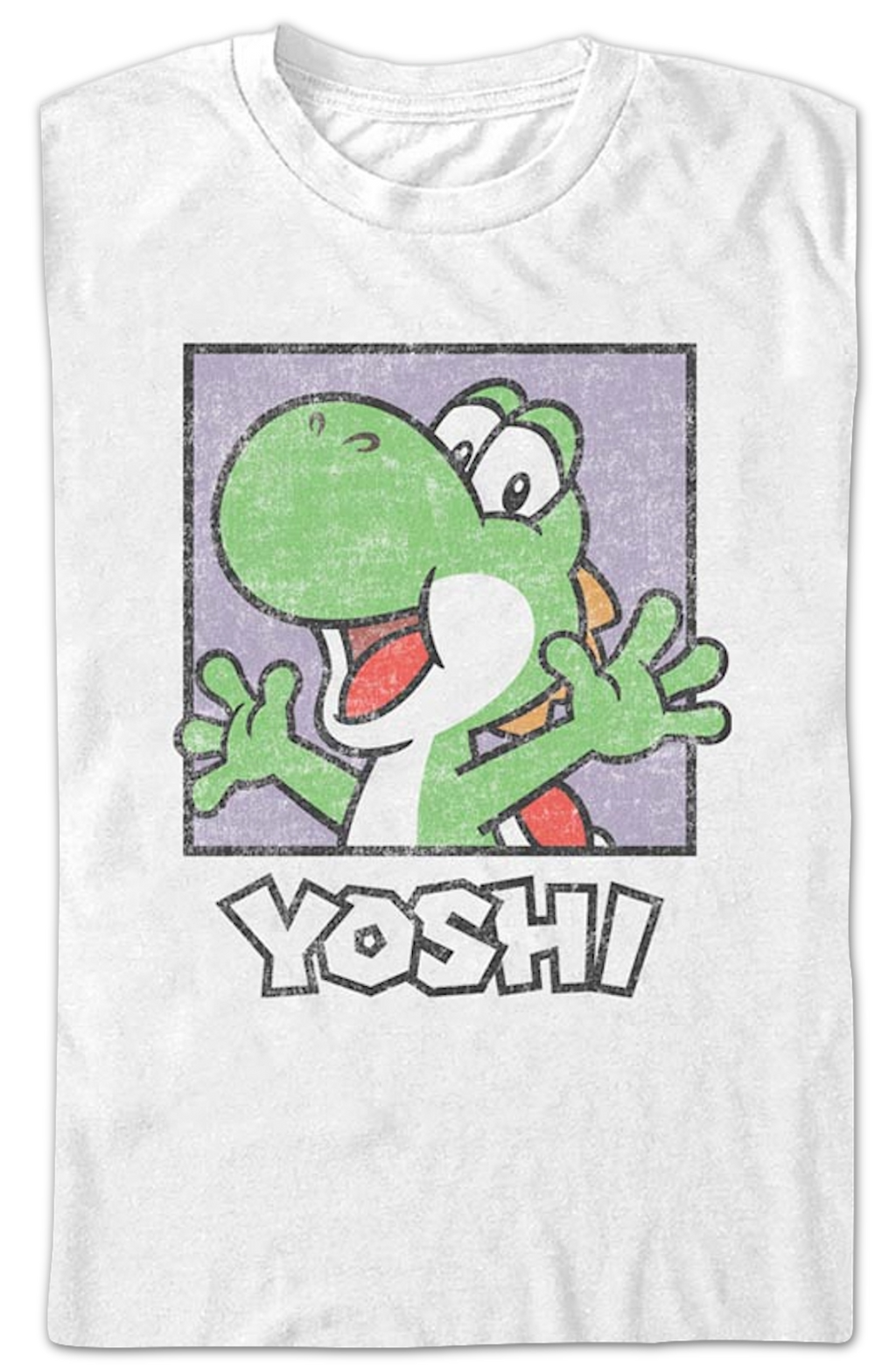 Vintage Yoshi Square Super Mario Bros. T-Shirt product image 2