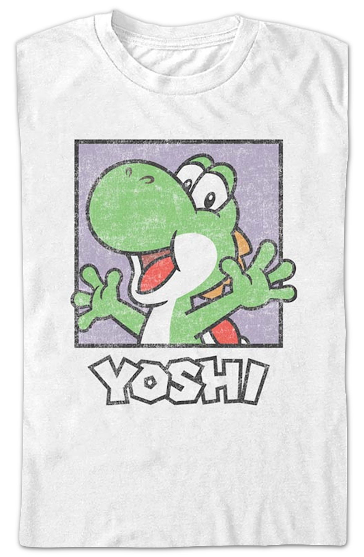 Vintage Yoshi Square Super Mario Bros. T-Shirt product image 2
