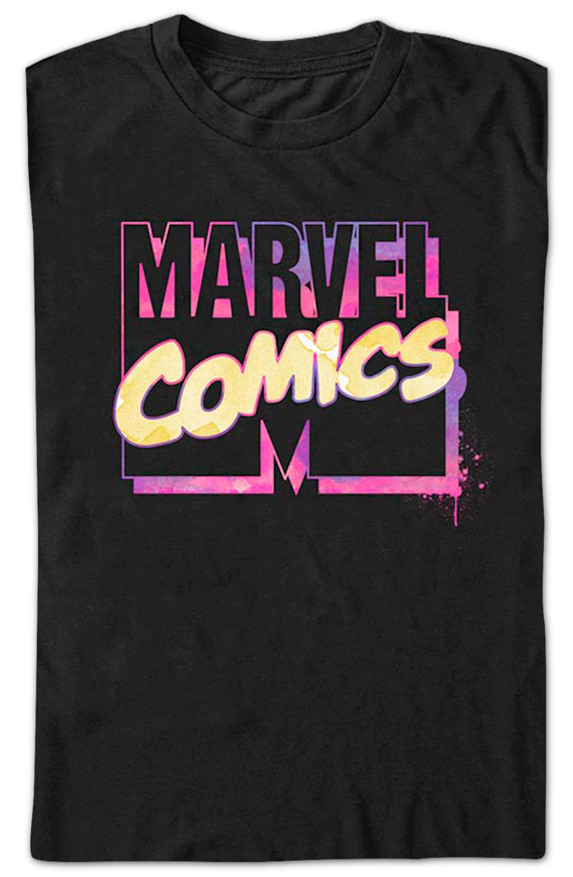 Watercolor Logo Marvel Comics T-Shirt product image 2