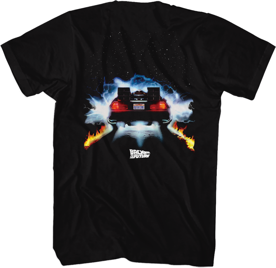 Front & Back Roads To The Future T-Shirt product image 3
