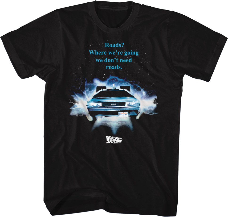 Front & Back Roads To The Future T-Shirt product image 1