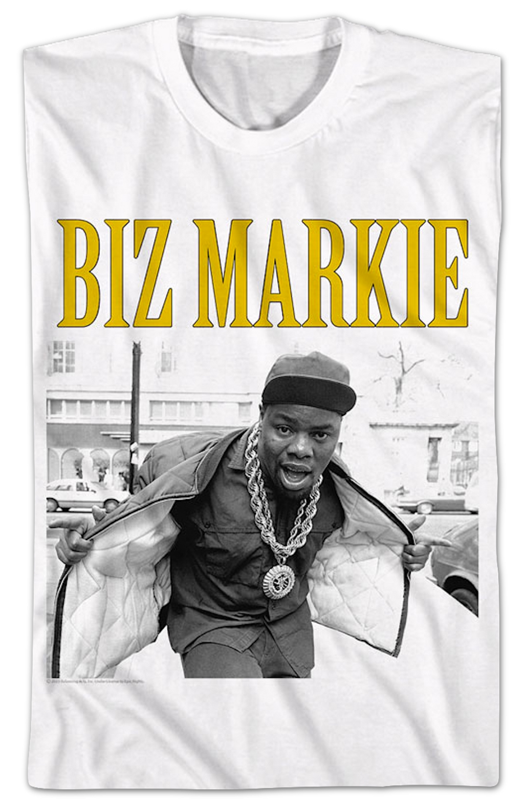 White Photo Biz Markie T-Shirt product image 2