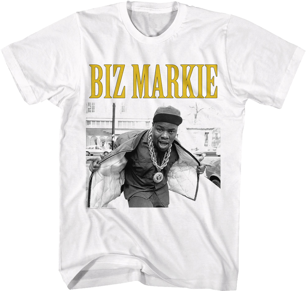 White Photo Biz Markie T-Shirt product image 1