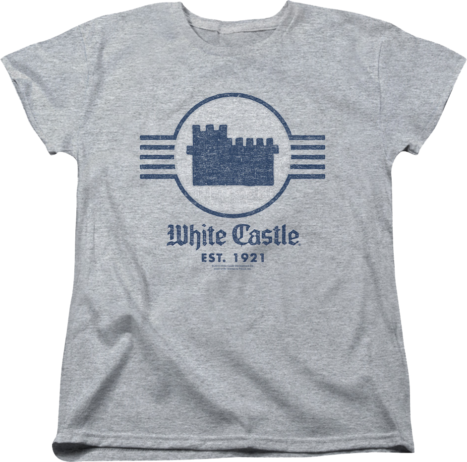 Womens Est. 1921 White Castle Shirt product image 1