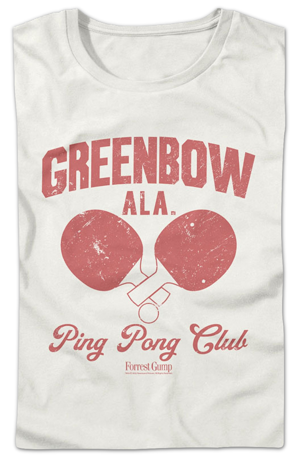 Womens Greenbow Ping Pong Club Forrest Gump Shirt product image 2