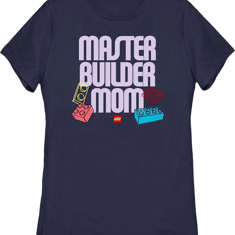 Womens Master Builder Mom Lego Shirt product image 1