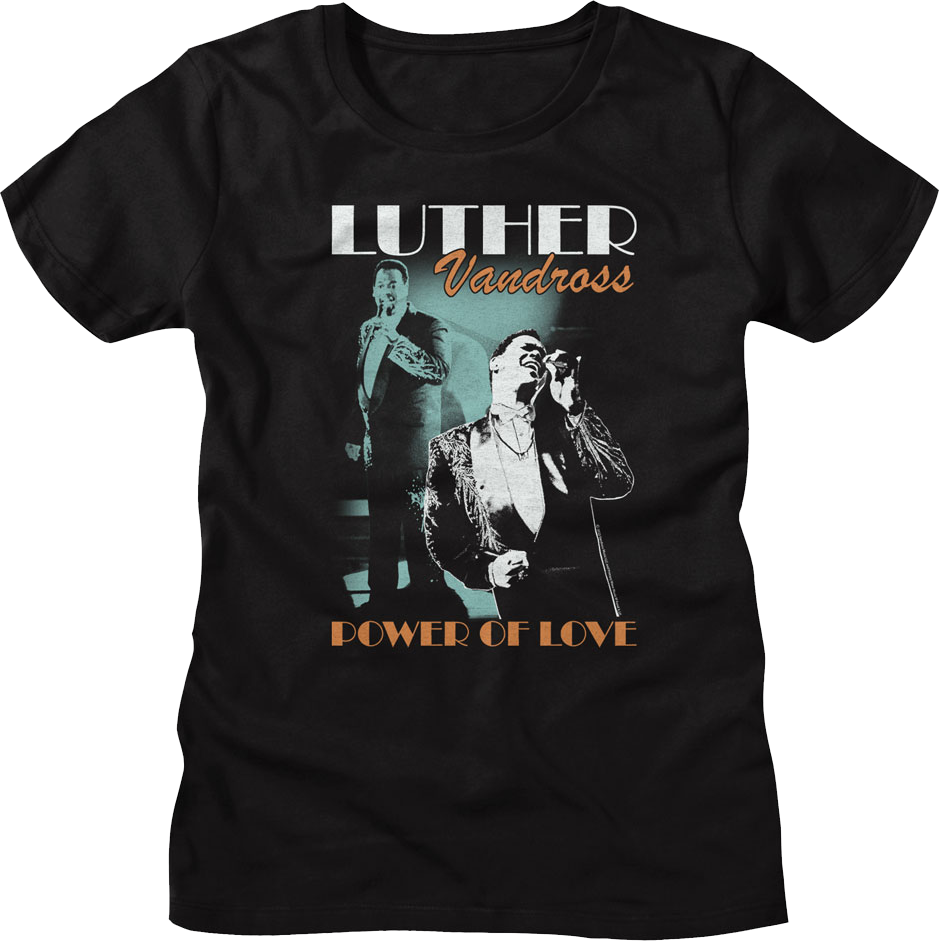 Womens Power Of Love Luther Vandross Shirt product image 1