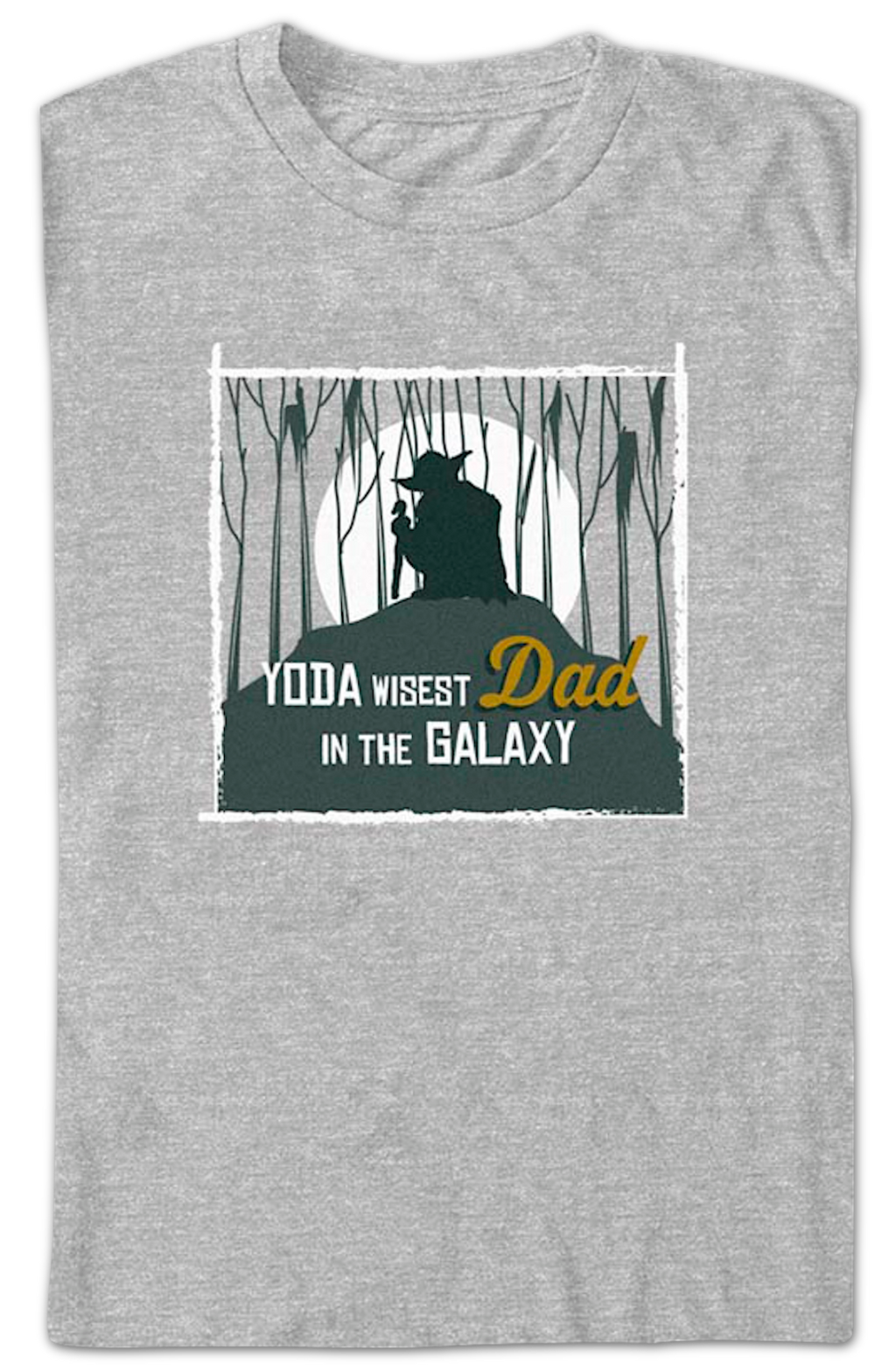 Yoda Wisest Dad In The Galaxy Star Wars T-Shirt product image 2