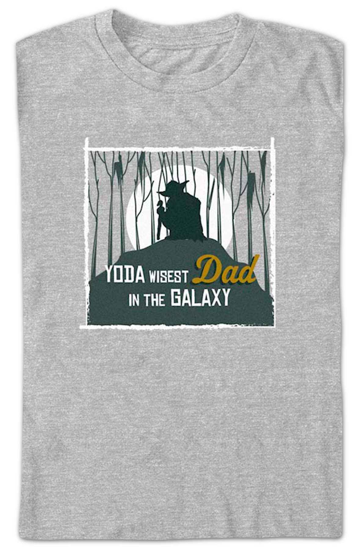 Yoda Wisest Dad In The Galaxy Star Wars T-Shirt product image 2