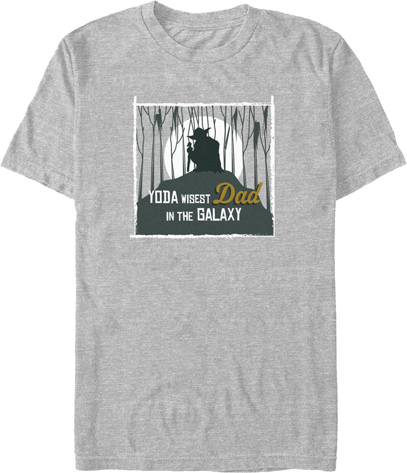 Yoda Wisest Dad In The Galaxy Star Wars T-Shirt product image 1