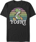 Yoshi Retro Stripes Super Mario Bros. T-Shirt product image 1