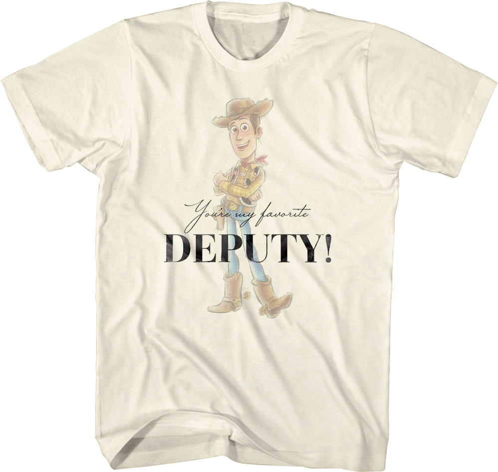 You're My Favorite Deputy Toy Story T-Shirt product image 1