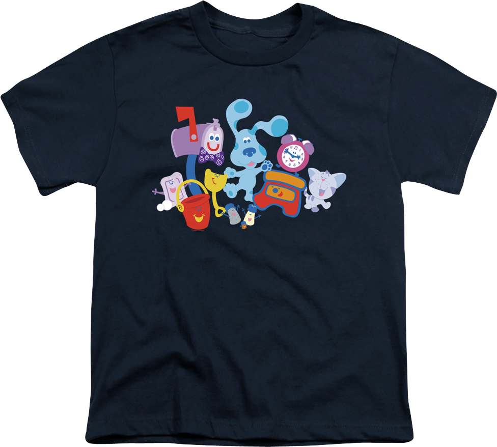 Youth Character Collage Blue's Clues Shirt product image 1