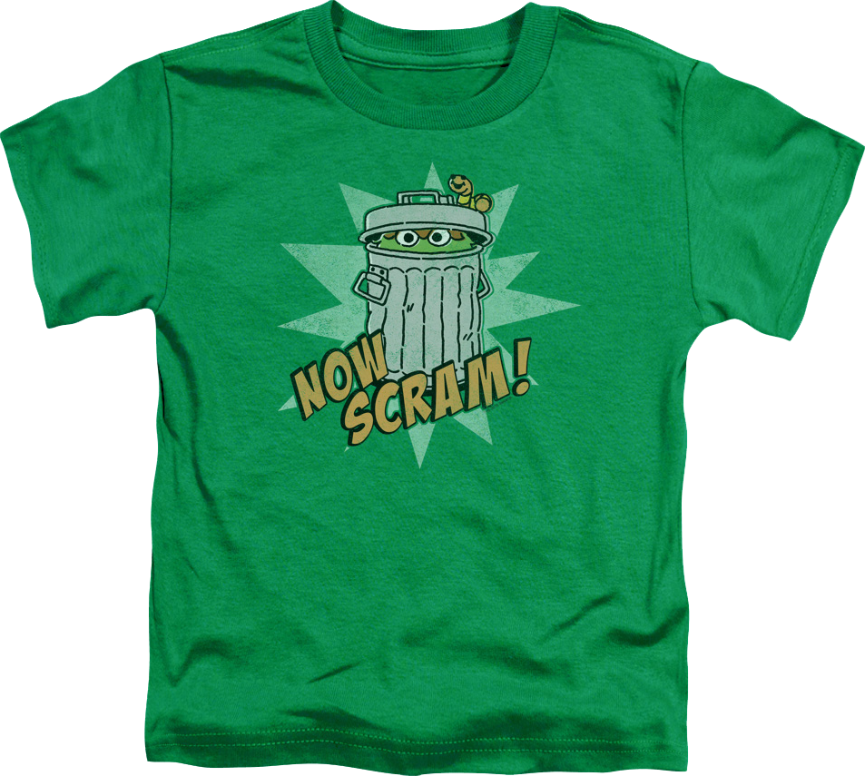 Youth Oscar The Grouch Now Scram Sesame Street Shirt product image 1