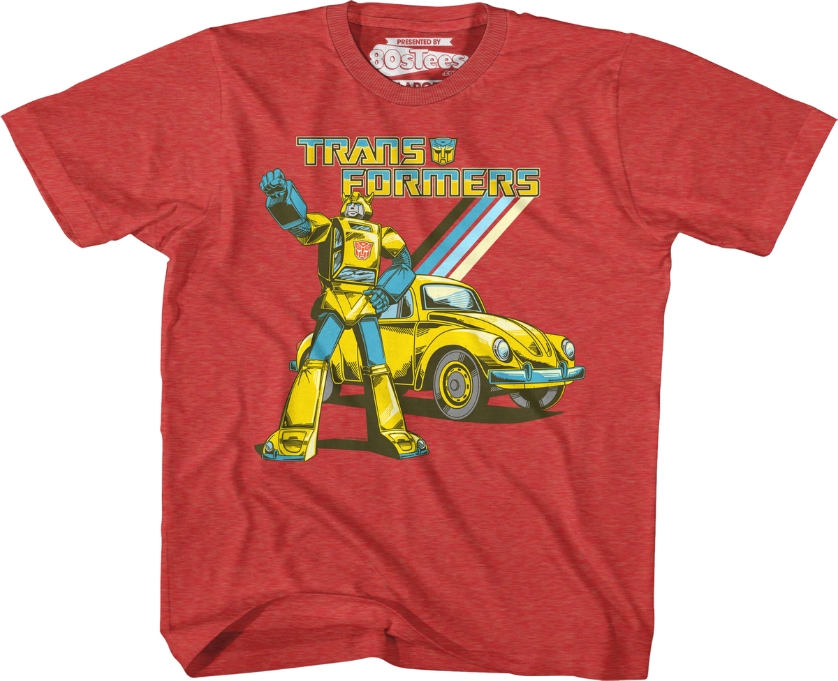Youth Retro Bumblebee Transformers Shirt product image 2
