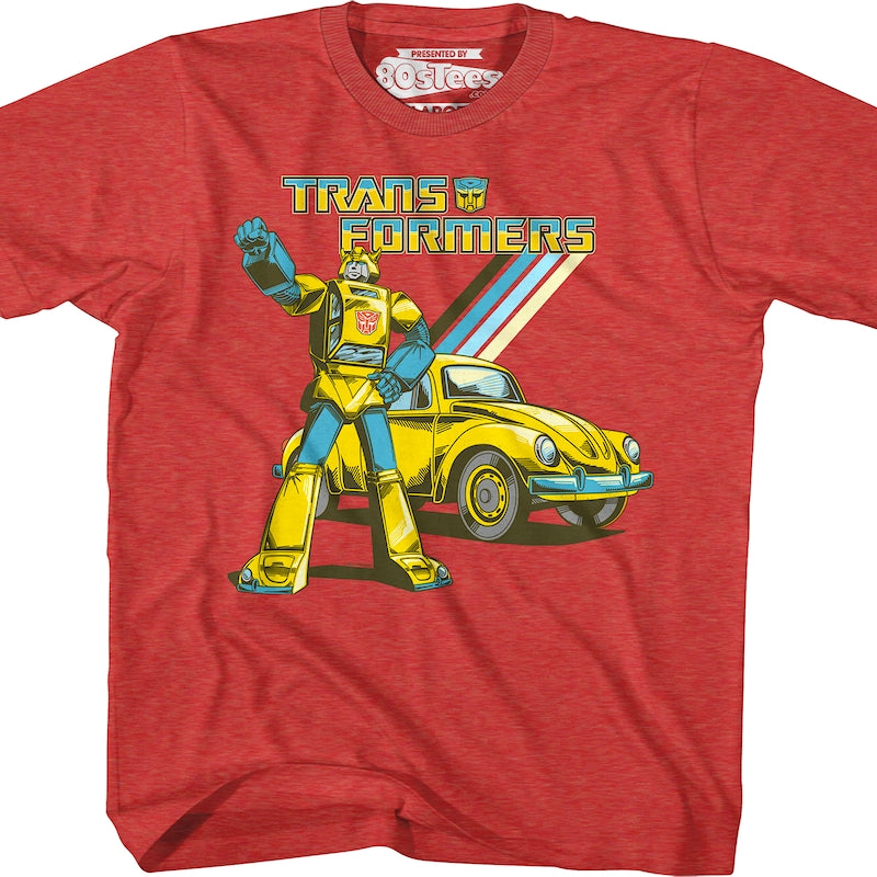Youth Retro Bumblebee Transformers Shirt product image 1